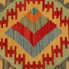 Keleti párna 40x40 kézi készítésű Kilim párnahuzat