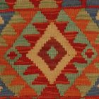 Keleti párna 40x40 kézi készítésű Kilim párnahuzat