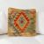 Keleti párna 40x40 kézi készítésű Kilim párnahuzat