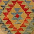 Keleti párna 40x40 kézi készítésű Kilim párnahuzat