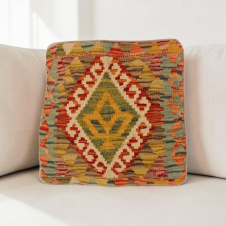 Keleti párna 40x40 kézi készítésű Kilim párnahuzat