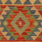 Keleti párna 40x40 kézi készítésű Kilim párnahuzat
