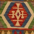 Keleti párna 40x40 kézi készítésű Kilim párnahuzat