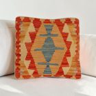 Keleti párna 40x40 kézi készítésű Kilim párnahuzat