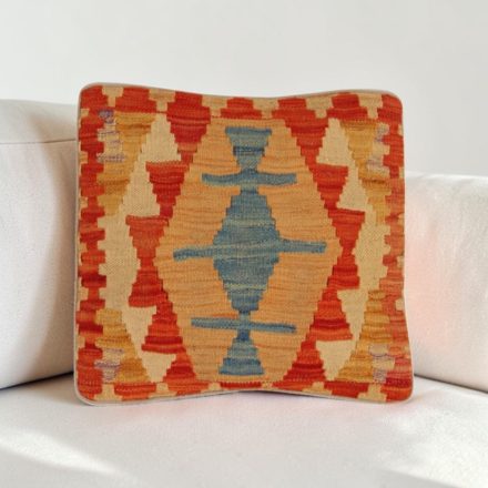 Keleti párna 40x40 kézi készítésű Kilim párnahuzat