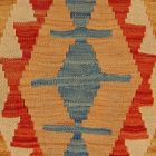 Keleti párna 40x40 kézi készítésű Kilim párnahuzat