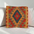 Kézi szövésű díszpárna 40x40 Kilim párnahuzat