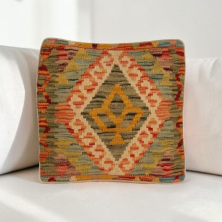 Kézi készítésű Kilim párnahuzat 40x40 afgán párna