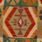 Kézi készítésű Kilim párnahuzat 40x40 afgán párna