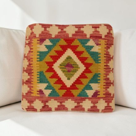 Kézi készítésű Kilim párnahuzat 40x40 afgán párna