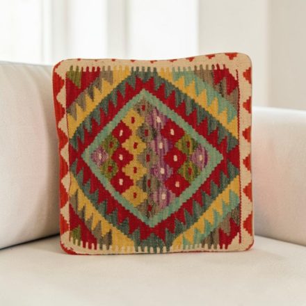 Kézi készítésű Kilim párnahuzat 45x45 afgán párna