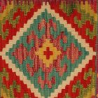 Kézi készítésű Kilim párnahuzat 40x40 afgán párna