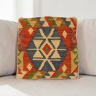 Kézi készítésű Kilim párnahuzat 40x40 afgán párna