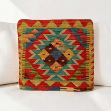 Kézi készítésű Kilim párnahuzat 40x40 afgán párna