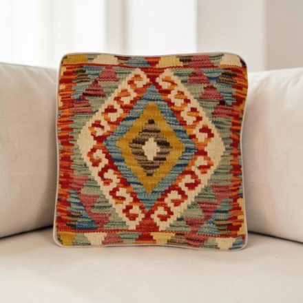 Kézi készítésű Kilim párnahuzat 40x40 afgán párna