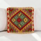 Kézi készítésű párna 45x45 Kilim párnahuzat
