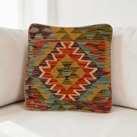 Kézi szövésű párna 40x40 Kilim párnahuzat