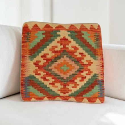 Kézi készítésű párnahuzat 40x40 Kilim párna