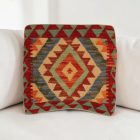 Kézi készítésű párnahuzat 40x40 Kilim párna