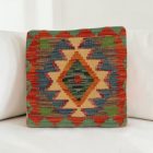 Kézi készítésű párnahuzat 40x40 Kilim párna