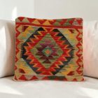Kézi készítésű párnahuzat 40x40 Kilim párna