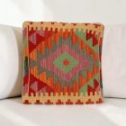 Kézi készítésű párnahuzat 40x40 Kilim párna
