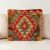 Kézi készítésű párnahuzat 40x40 Kilim párna