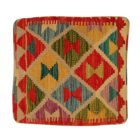 Kilim párnahuzat 40x40 kézi készítésű etnikai párna