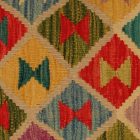 Kilim párnahuzat 40x40 kézi készítésű etnikai párna