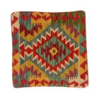 Kilim párnahuzat 40x40 kézi készítésű etnikai párna