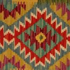 Kilim párnahuzat 40x40 kézi készítésű etnikai párna