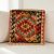 Kilim párnahuzat 40x40 kézi készítésű etnikai párna