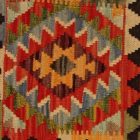 Kilim párnahuzat 40x40 kézi készítésű etnikai párna