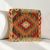 Kilim párnahuzat 40x40 kézi készítésű etnikai párna