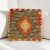 Kilim párnahuzat 40x40 kézi készítésű etnikai párna