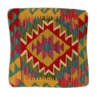 Kilim párnahuzat 40x40 kézi készítésű etnikai párna