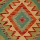 Kilim párnahuzat 40x40 kézi készítésű etnikai párna