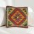 Kilim párnahuzat 40x40 kézi készítésű etnikai párna