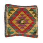 Kilim párnahuzat 40x40 kézi készítésű etnikai párna