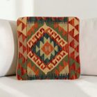 Kilim párnahuzat 40x40 kézi készítésű etnikai párna