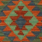Kilim párnahuzat 40x40 kézi készítésű etnikai párna