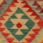 Kilim párnahuzat 40x40 kézi készítésű etnikai párna