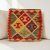 Kilim díszpárna 40x40 kézi szövésű párnahuzat