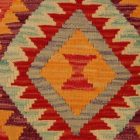 Kilim párnahuzat 40x40 kézi készítésű etnikai párna
