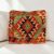 Kilim párnahuzat 40x40 kézi készítésű etnikai párna