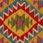 Kilim párnahuzat 40x40 kézi készítésű etnikai párna