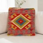 Kilim párna 45x45 kézi készítésű etnikai párnahuzat