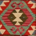 Kilim párna 40x40 kézi készítésű etnikai párnahuzat