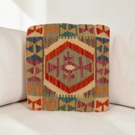 Kilim párna 40x40 kézi szövésű párnahuzat
