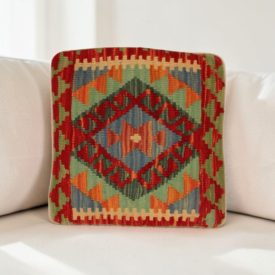 Kilim párna 40x40 kézi szövésű párnahuzat